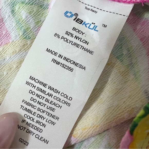 Ibkul Dress Womens Large Lemons Calista Golf SPF 50+ Floral Sheath Summer B3 - Picture 9 of 10